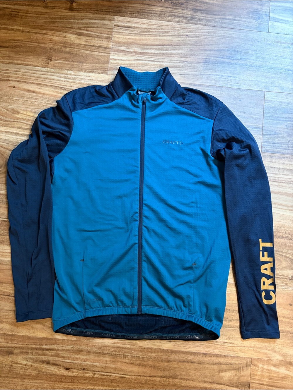 Craft Men’s Teal & Navy Full-Zip Performance Jacket